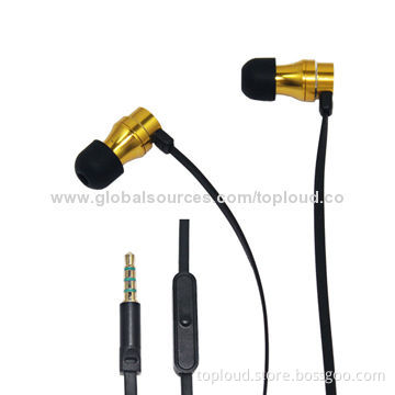 Noise-cancelling Headset for iPod with Assorted Colors, Bass Sound/3.5mm